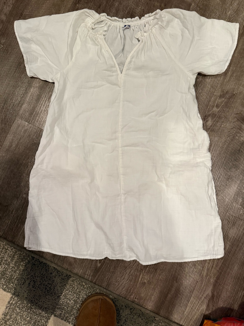 Old Navy White Midi Dress
